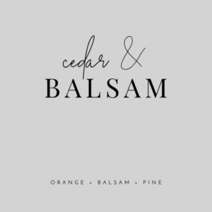 Cedar & Balsam