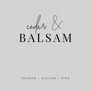 Cedar & Balsam