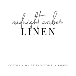 Midnight Amber Linen