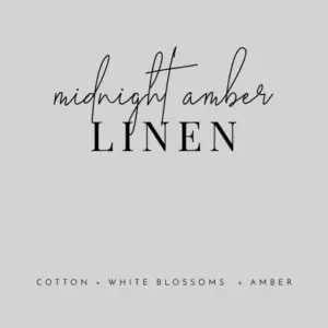 Midnight Amber Linen